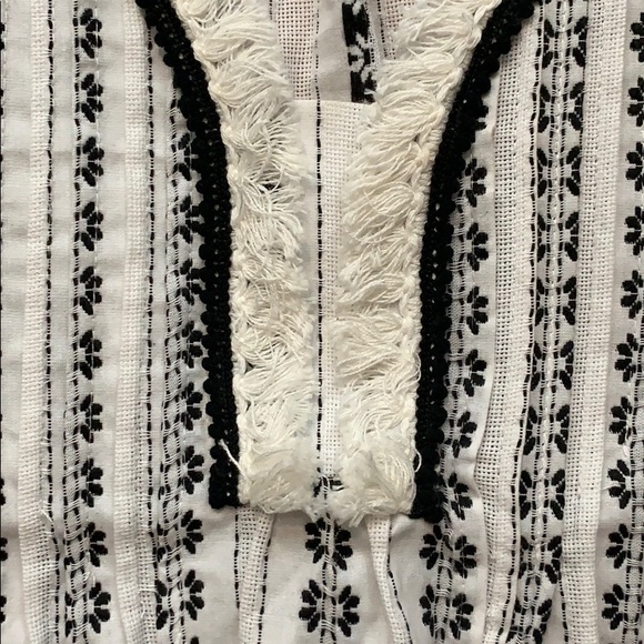 NWOT Hayden fringe cotton top S - Picture 3 of 6
